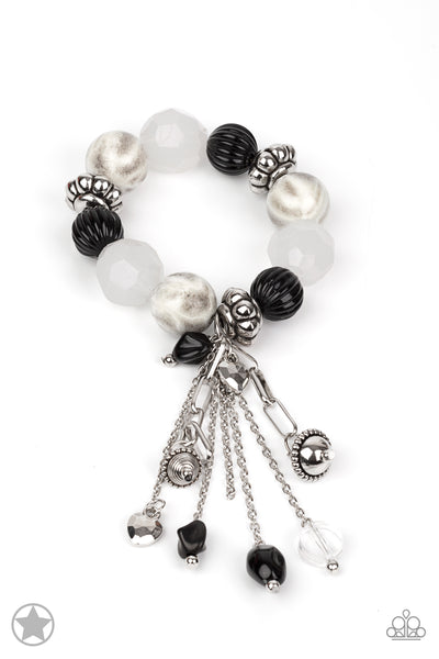 Lights! Camera! Action! - Black Bracelet - Paparazzi Accessories - Bling On The Jewels By Alyssa and Victoria