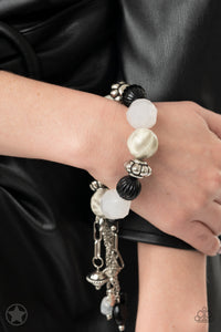 Lights! Camera! Action! - Black Bracelet - Paparazzi Accessories - Bling On The Jewels By Alyssa and Victoria