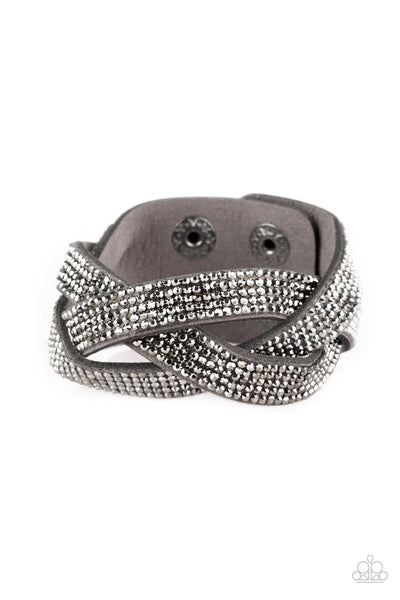 Nice Girls Finish Last - Silver Bracelet - Paparazzi Accessories - Bling On The Jewels By Alyssa and Victoria