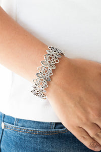 When Yin Met Yang - Silver Bracelet - Paparazzi Accessories - Bling On The Jewels By Alyssa and Victoria