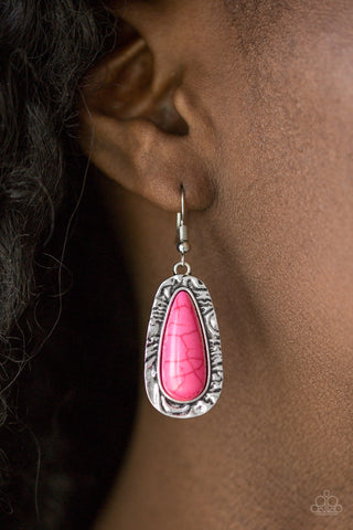 Cruzin Colorado - Pink Earrings - Paparazzi Accessories - Bling On The Jewels By Alyssa and Victoria