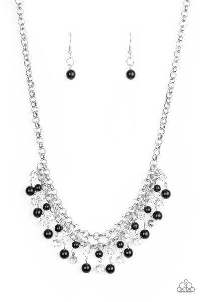 You May Kiss The Bride - Black Necklace - Paparazzi Accessories - Bling On The Jewels By Alyssa and Victoria