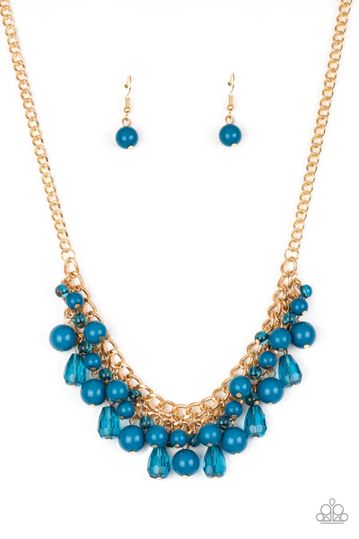 Tour de Trendsetter - Blue Necklace - Paparazzi Accessories - Bling On The Jewels By Alyssa and Victoria