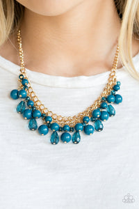 Tour de Trendsetter - Blue Necklace - Paparazzi Accessories - Bling On The Jewels By Alyssa and Victoria