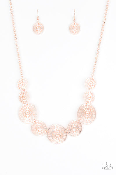 Your Own Free WHEEL - Rose Gold Necklace - Paparazzi Accessories - Bling On The Jewels By Alyssa and Victoria