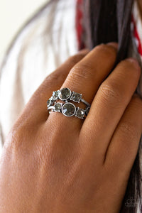 Interstellar Fashion - Silver Ring - Paparazzi Accessories - Bling On The Jewels By Alyssa and Victoria