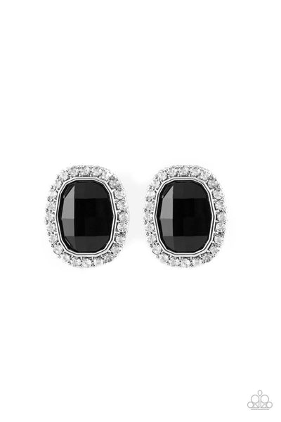 The Modern Monroe - Black Earrings - Paparazzi Accessories - Bling On The Jewels By Alyssa and Victoria