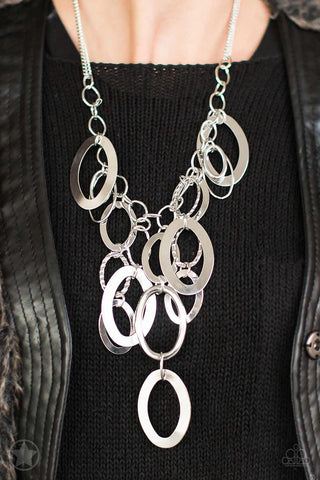 A Silver Spell Necklace - Paparazzi Accessories - Bling On The Jewels By Alyssa and Victoria