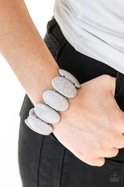 Dramatically Nomadic - Silver Bracelet - Paparazzi Accessories - Bling On The Jewels By Alyssa and Victoria