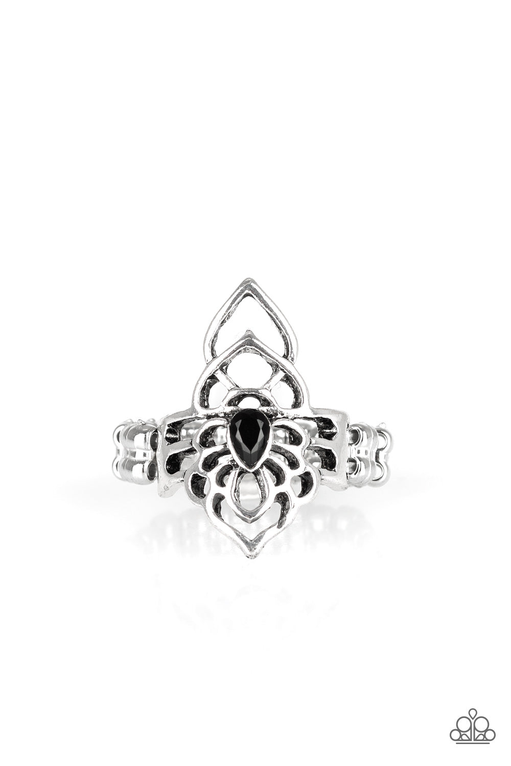 Taj MAHALO - Black Ring - Paparazzi Accessories - Bling On The Jewels By Alyssa and Victoria