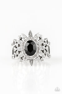 Burn Bright - Black Ring - Paparazzi Accessories - Bling On The Jewels By Alyssa and Victoria