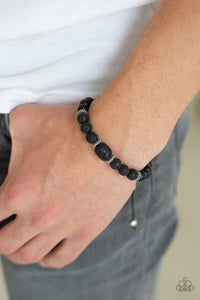 Discovery - Black Bracelet - Paparazzi Accessories - Bling On The Jewels By Alyssa and Victoria