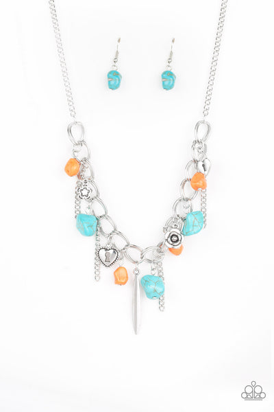 Southern Sweetheart - Multi Necklace - Paparazzi Accessories - Bling On The Jewels By Alyssa and Victoria