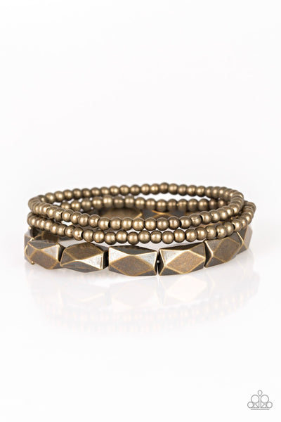 Metal Movement - Brass Bracelet - Paparazzi Accessories - Bling On The Jewels By Alyssa and Victoria