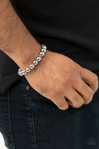 Resilience - Silver Bracelet - Paparazzi Accessories - Bling On The Jewels By Alyssa and Victoria