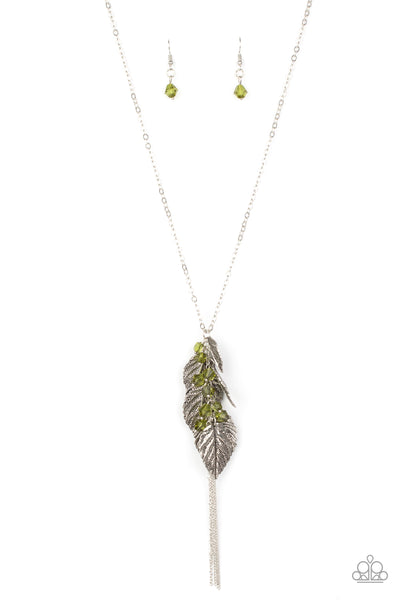 I Be-LEAF - Green Necklace - Paparazzi Accessories - Bling On The Jewels By Alyssa and Victoria