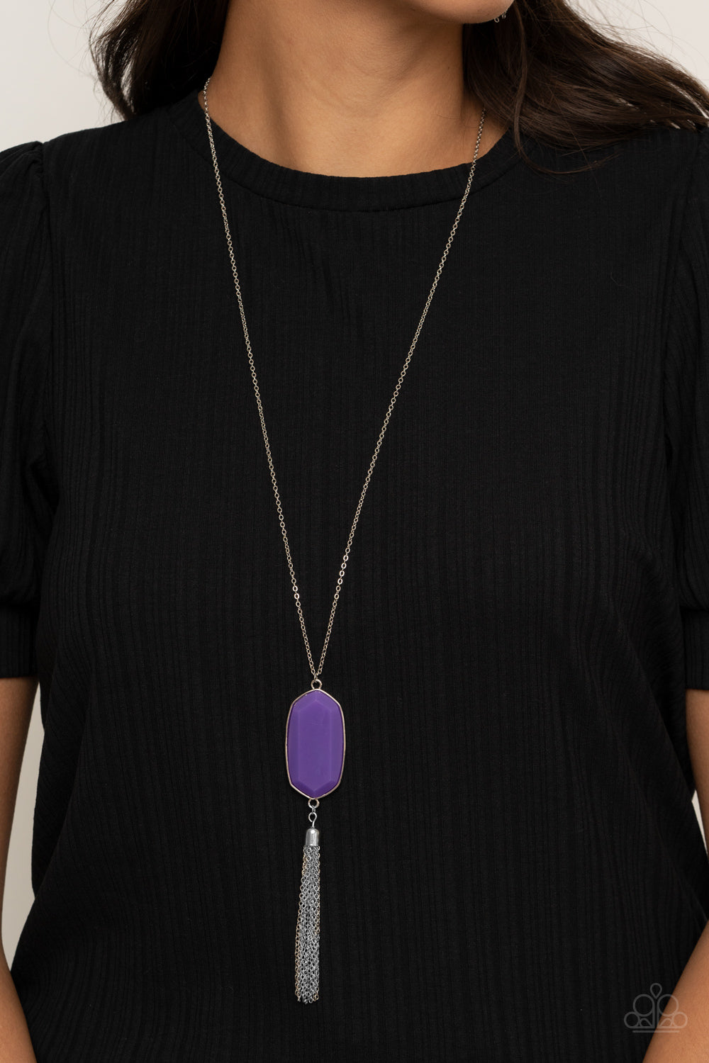 Got A Good Thing GLOWING - Purple Necklace - Paparazzi Accessories - Bling On The Jewels By Alyssa and Victoria