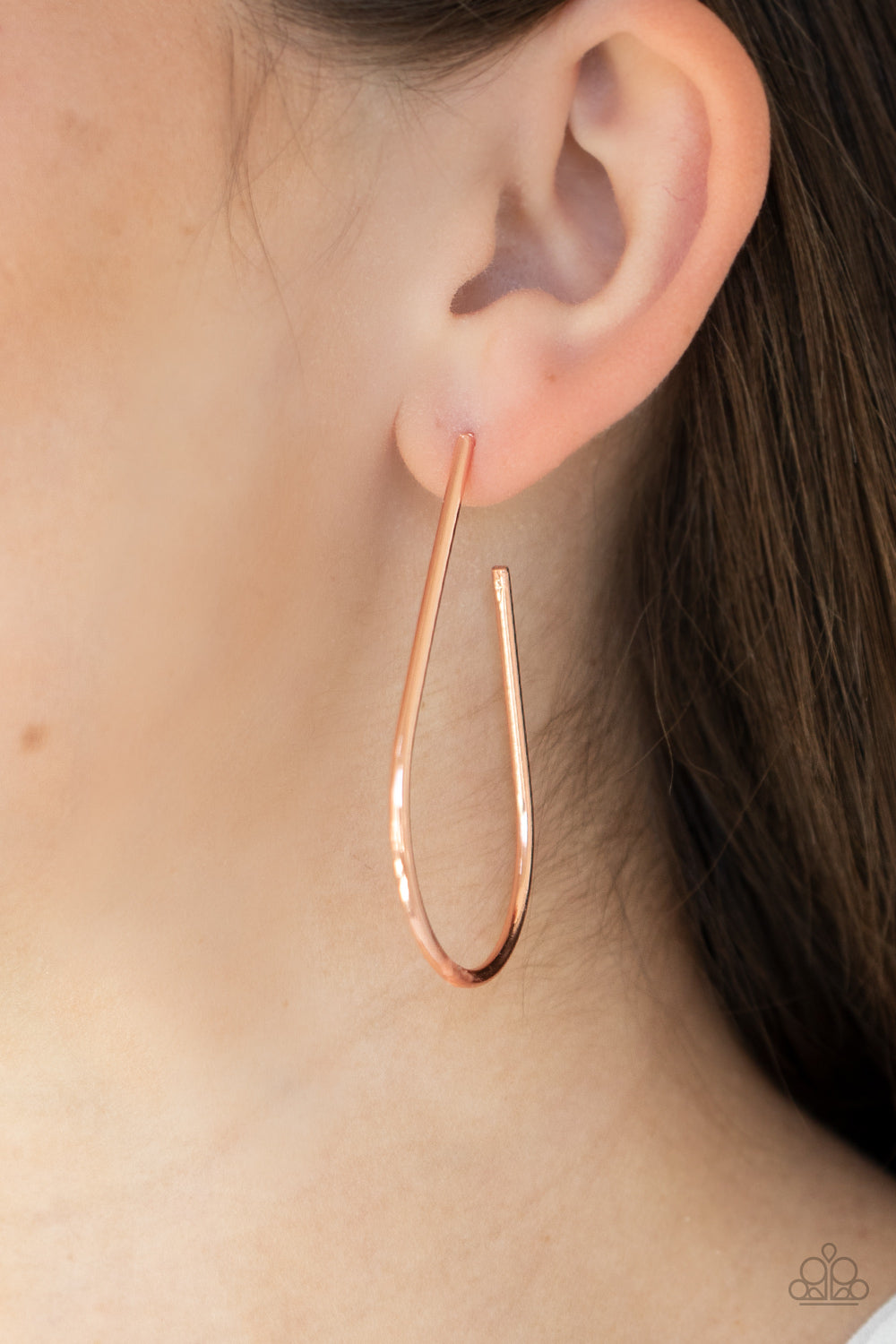 City Curves - Copper Earrings - Paparazzi Accessories - Bling On The Jewels By Alyssa and Victoria