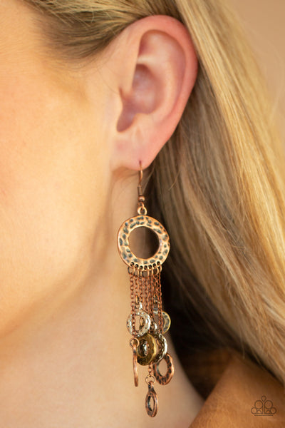 Right Under Your NOISE - Multi Earrings - Paparazzi Accessories - Bling On The Jewels By Alyssa and Victoria