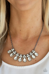 Sparkly Ever After - Black Necklace - Paparazzi Accessories - Bling On The Jewels By Alyssa and Victoria