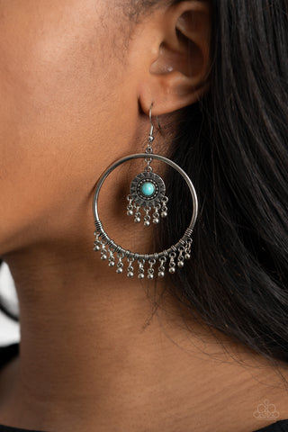 Sunny Equinox - Blue Earrings - Paparazzi Accessories - Bling On The Jewels By Alyssa and Victoria