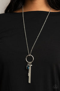 Unlock Your Sparkle - Blue Necklace - Paparazzi Accessories - Bling On The Jewels By Alyssa and Victoria