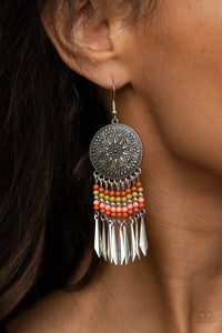 Sun Warrior - Multi Earrings - Paparazzi Accessories - Bling On The Jewels By Alyssa and Victoria