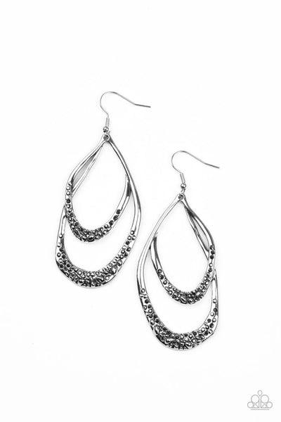 Beyond Your GLEAMS - Silver Earrings - Paparazzi Accessories - Bling On The Jewels By Alyssa and Victoria