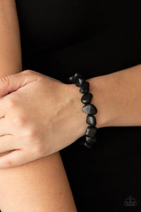 Prehistoric Paradise - Black Bracelet - Paparazzi Accessories - Bling On The Jewels By Alyssa and Victoria