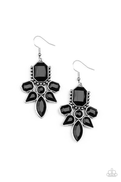 Vacay Vixen - Black Earrings - Paparazzi Accessories - Bling On The Jewels By Alyssa and Victoria