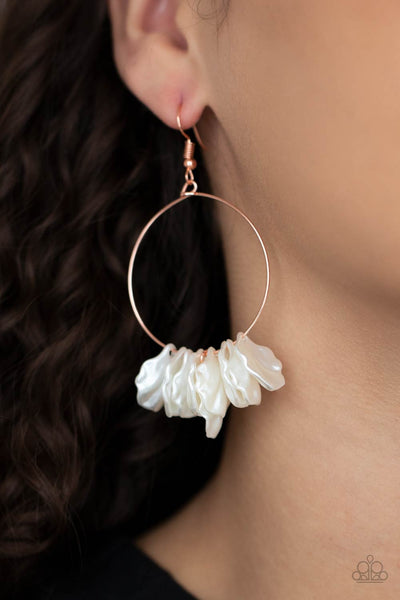 Sailboats and Seashells - Copper Earrings - Paparazzi Accessories - Bling On The Jewels By Alyssa and Victoria