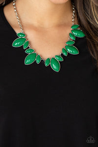 Viva La Vacation - Green Necklace - Paparazzi Accessories - Bling On The Jewels By Alyssa and Victoria