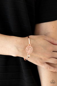 Filigree Fiesta - Rose Gold Bracelet - Paparazzi Accessories - Bling On The Jewels By Alyssa and Victoria