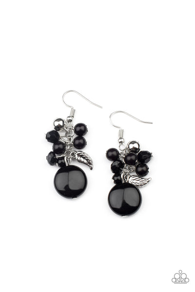 Whimsically Musical - Black Earrings - Paparazzi Accessories - Bling On The Jewels By Alyssa and Victoria