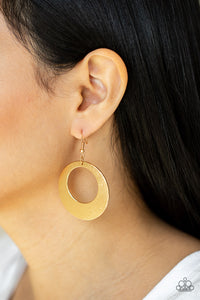 Outer Plains - Gold Earrings - Paparazzi Accessories - Bling On The Jewels By Alyssa and Victoria