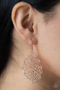 Meadow Mosaic - Rose Gold Earrings - Paparazzi Accessories - Bling On The Jewels By Alyssa and Victoria