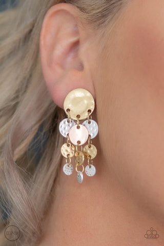 Do Chime In - Multi Earrings - Paparazzi Accessories - Bling On The Jewels By Alyssa and Victoria