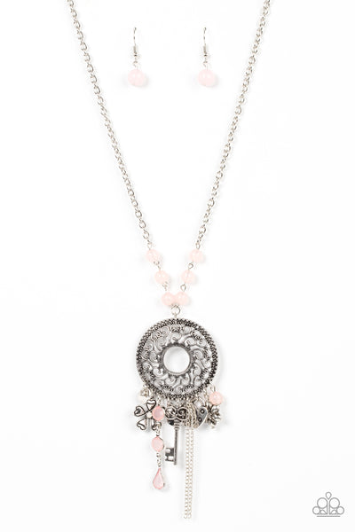 Making Memories - Pink Necklace - Paparazzi Accessories