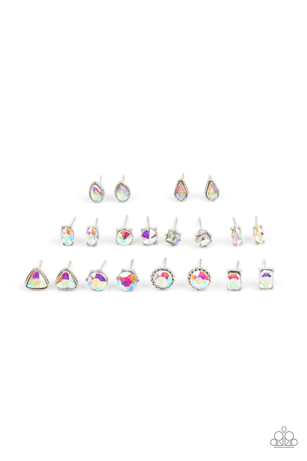 Starlet Shimmer - Iridescent Earring 5 Pack - Paparazzi Accessories